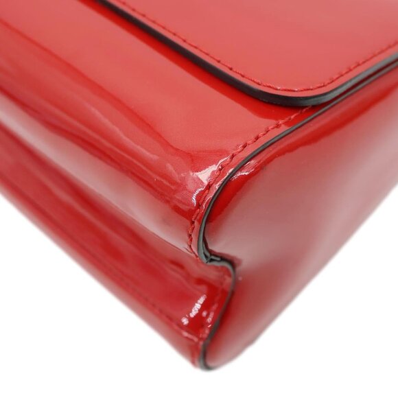 Louis Vuitton  Twist PM Infrarouge Vernis Chain Shoulder Bag Red - Picture 9 of 14